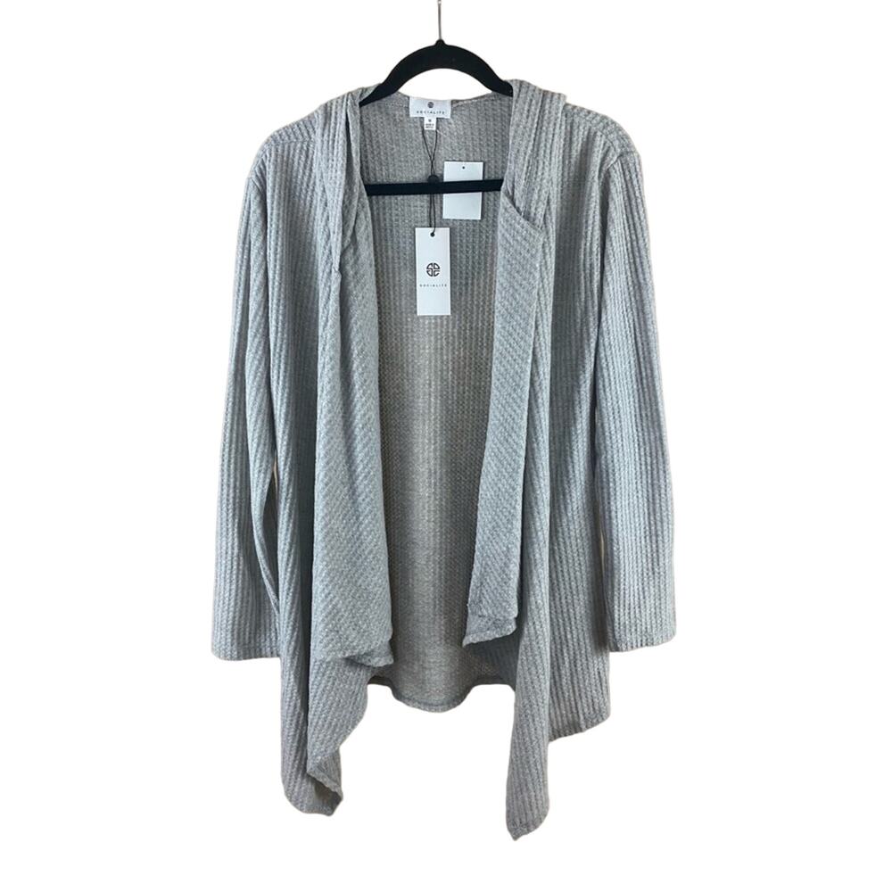 Socialite | Waffle Knit Cardigan
